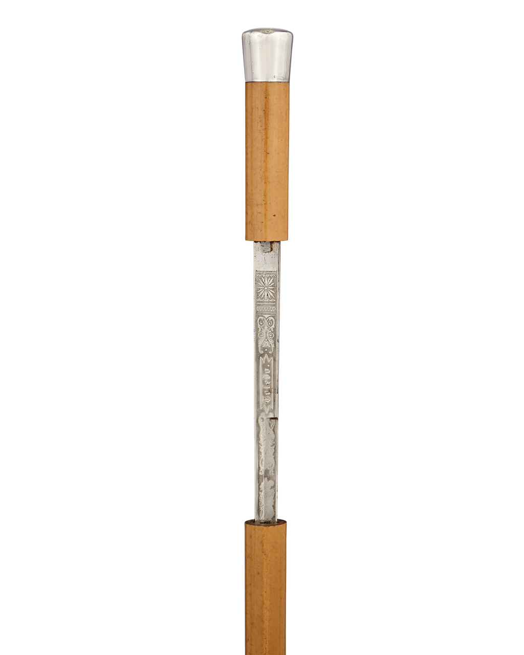 Sterling Knob Toledo Sword Cane