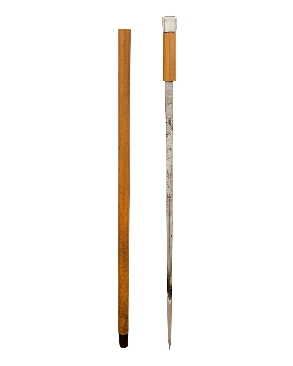 Sterling Knob Toledo Sword Cane