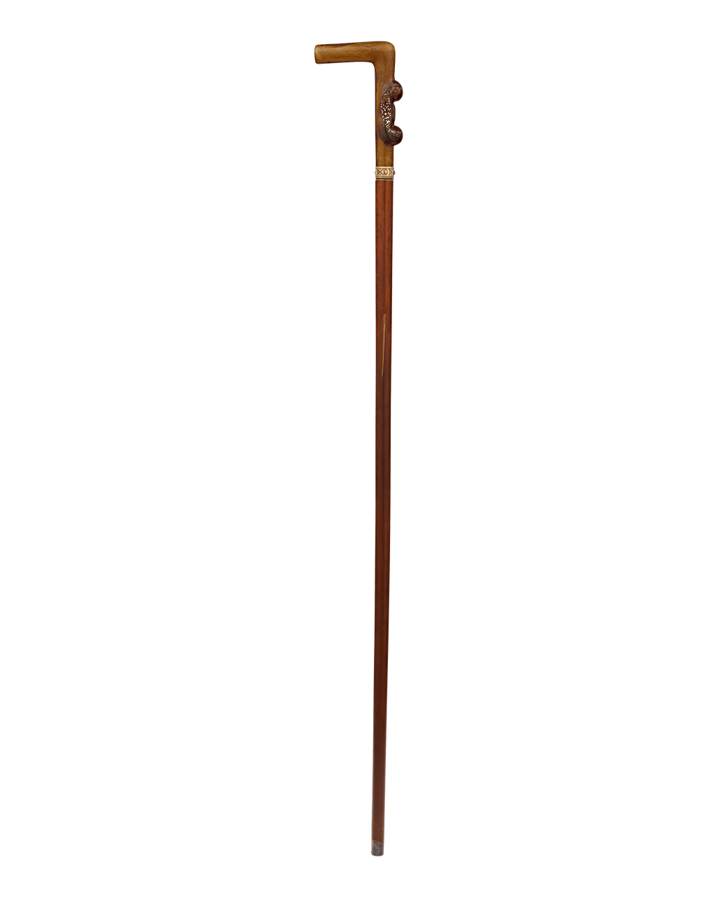 Horn and Mother of Pearl Dagger Cane