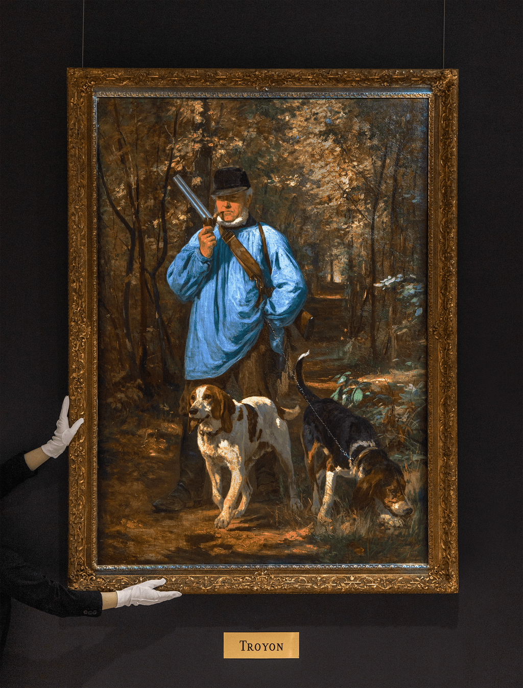 The Gamekeeper and His Dogs by Constant Troyon