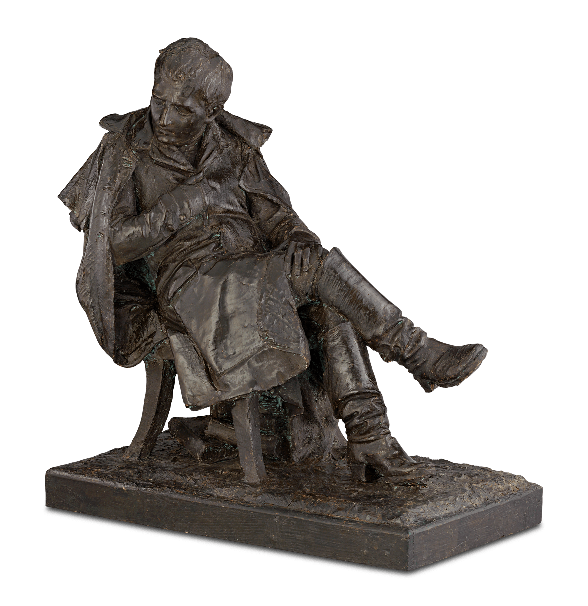 Terracotta Statue of Emperor Napoleon at St. Helena