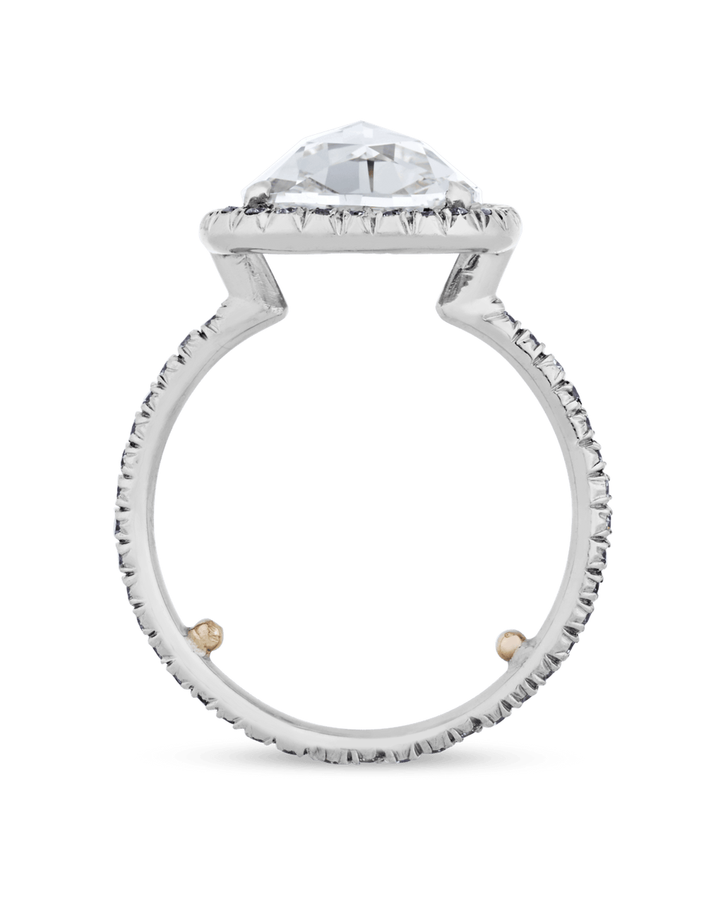 Rose Cut Diamond Ring, 4.15 carats