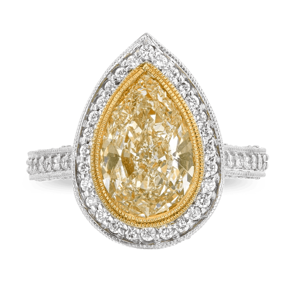 Yellow Diamond Ring, 4.50 carats
