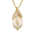 Henry Dunay Baroque Pearl and Diamond Pendant