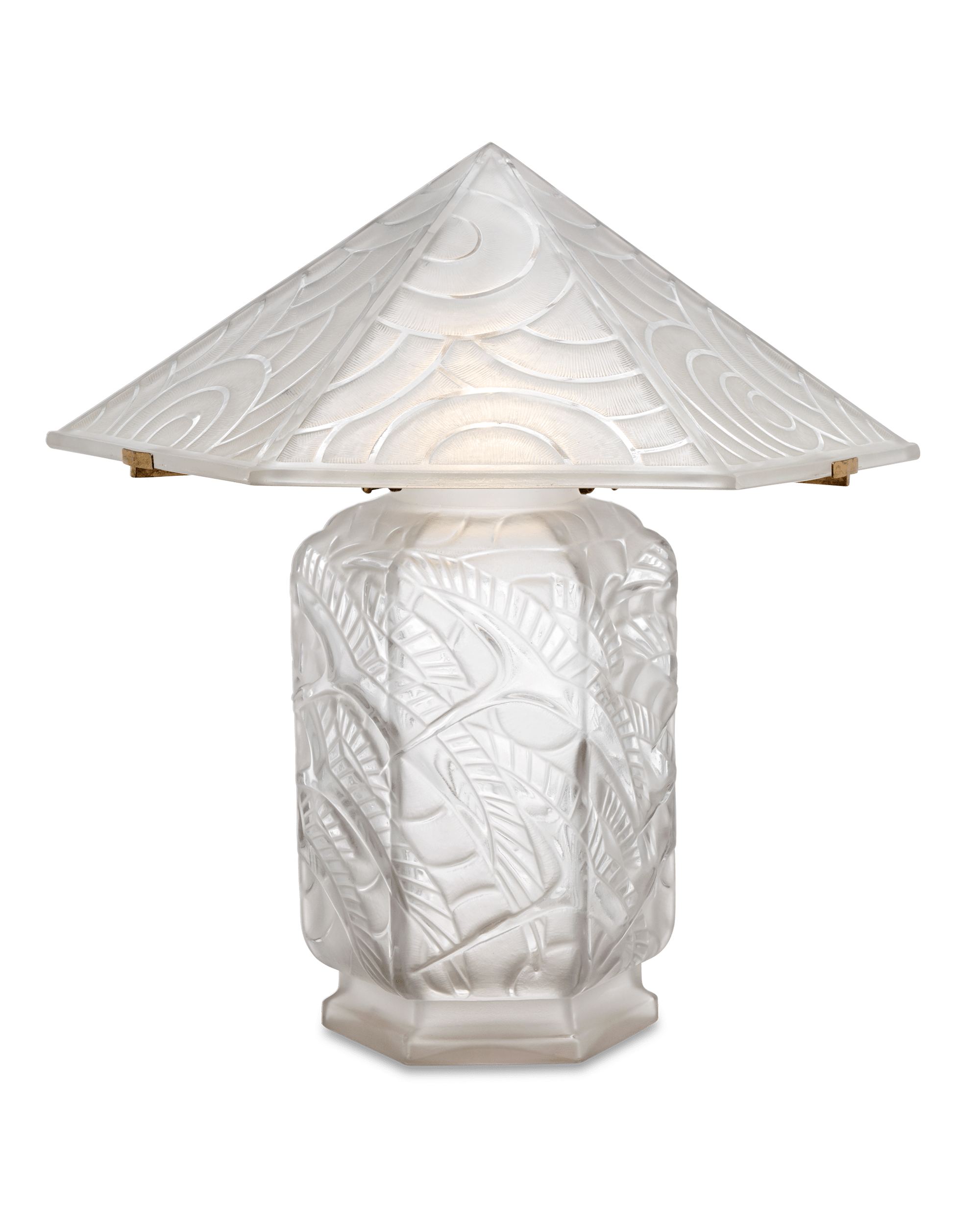 Art Deco Table Lamp by Pierre D'Avesn