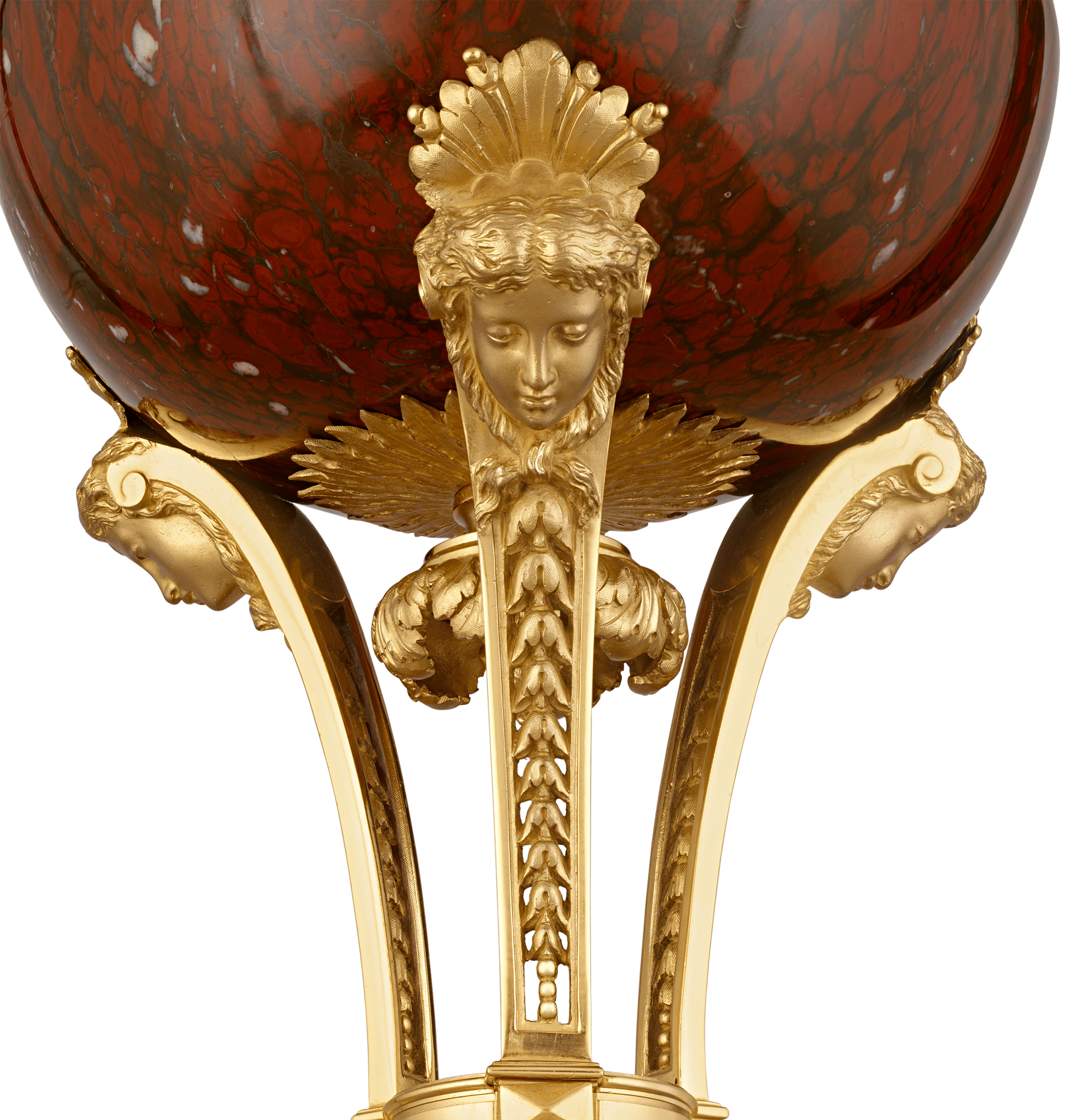 Pair of Napoleon III Royal Rouge Griotte Athenienne