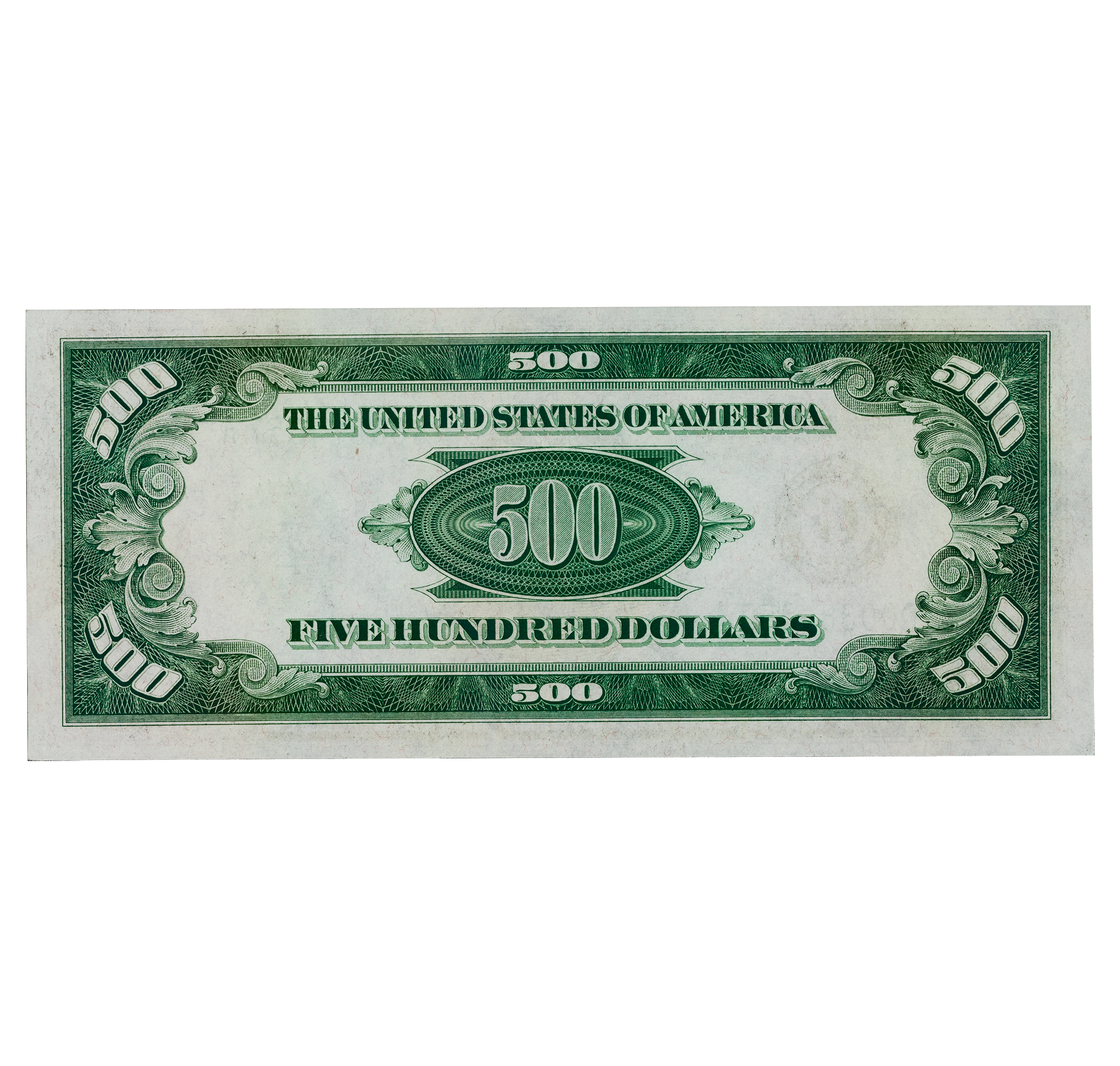 U.S. $500 Federal Reserve Note: PMG Grade 65EPQ