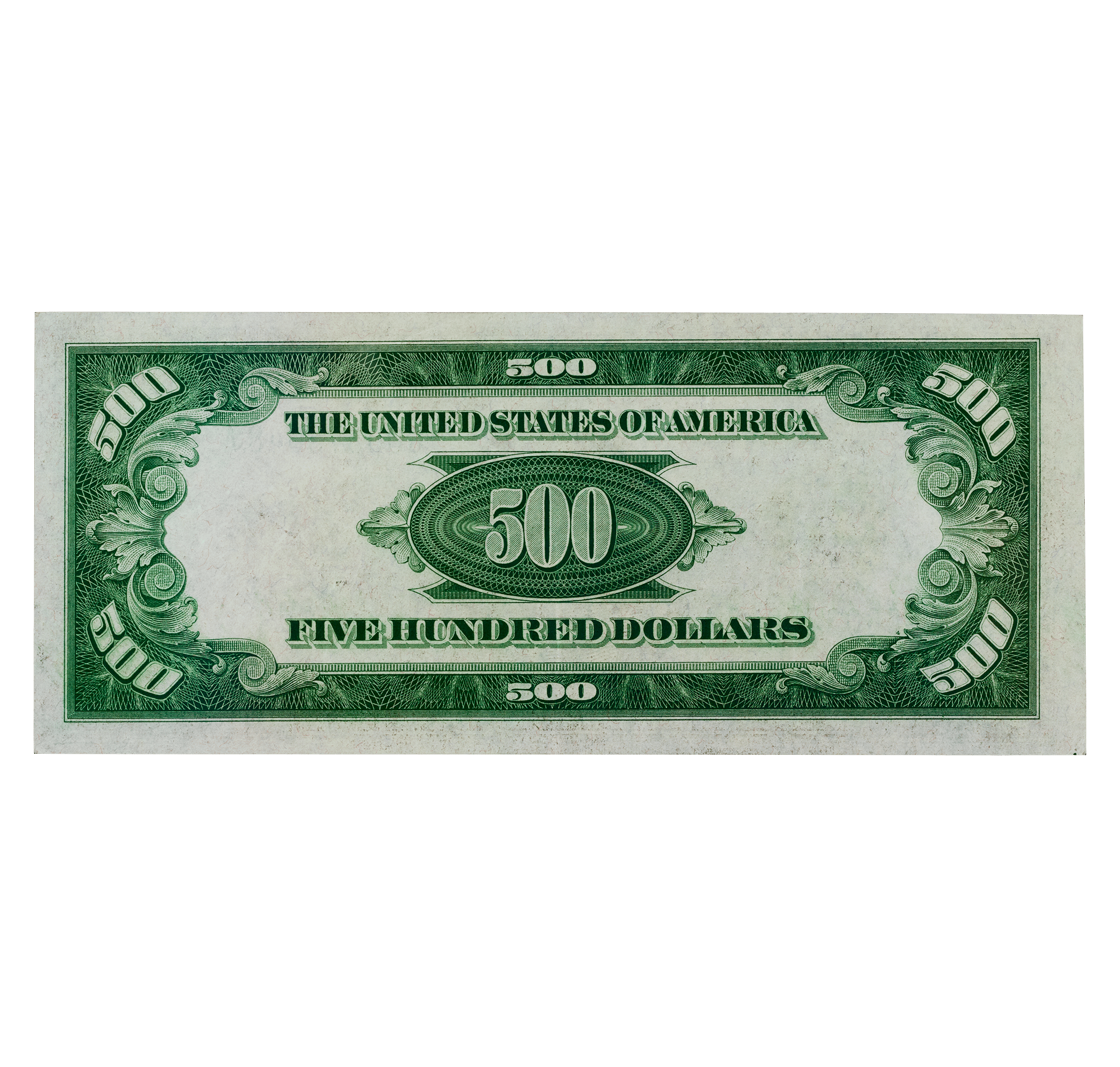 U.S. Federal Reserve Note $500