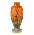 Daum Nancy Paysage d’Hiver Vase