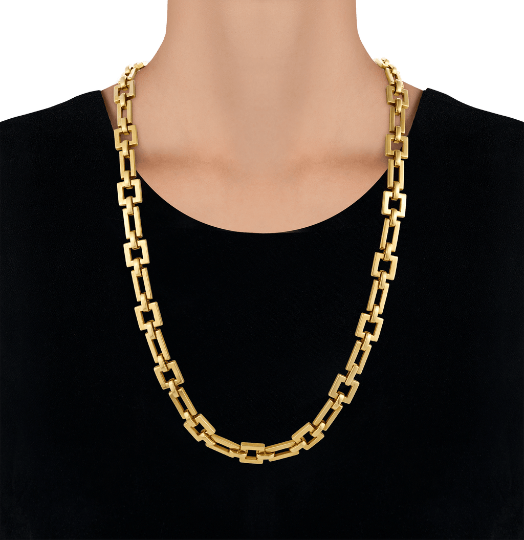 David Webb Convertible 18K Yellow Gold Chain
