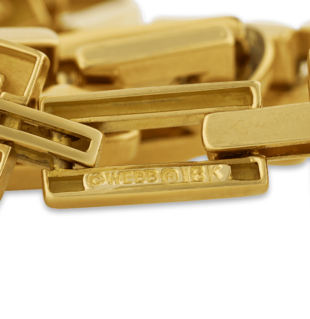 David Webb Convertible 18K Yellow Gold Chain
