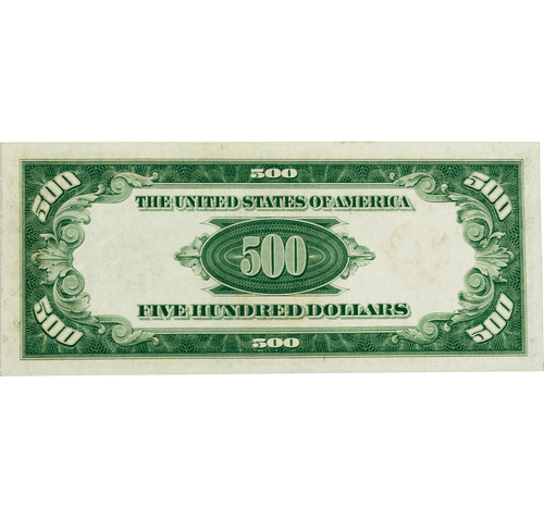 $500 Federal Reserve Note: PMG grade 64EPQ