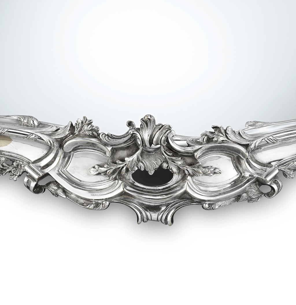 Silverplate Mirrored Centerpiece by Ercuis