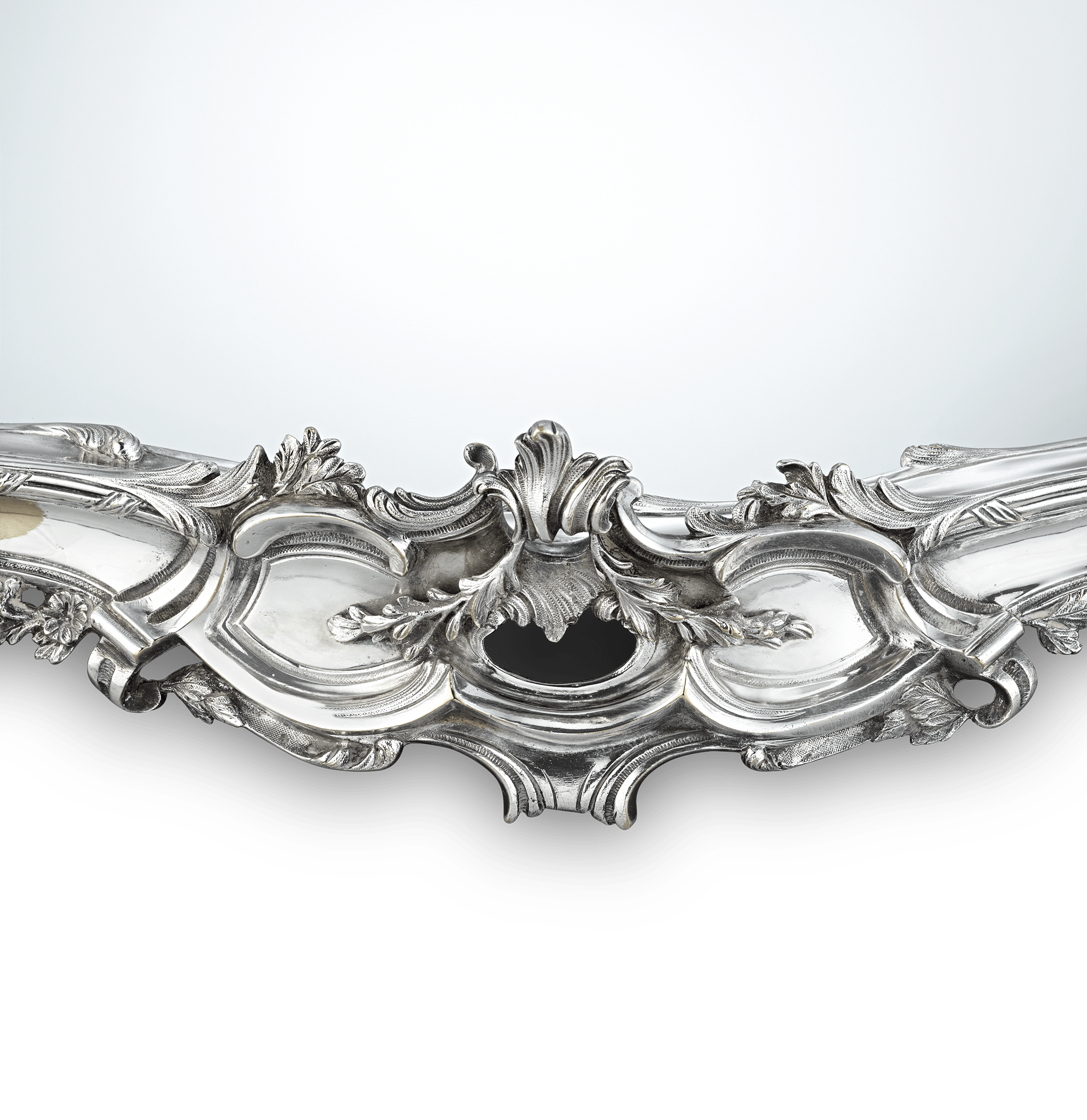 Silverplate Mirrored Centerpiece by Ercuis