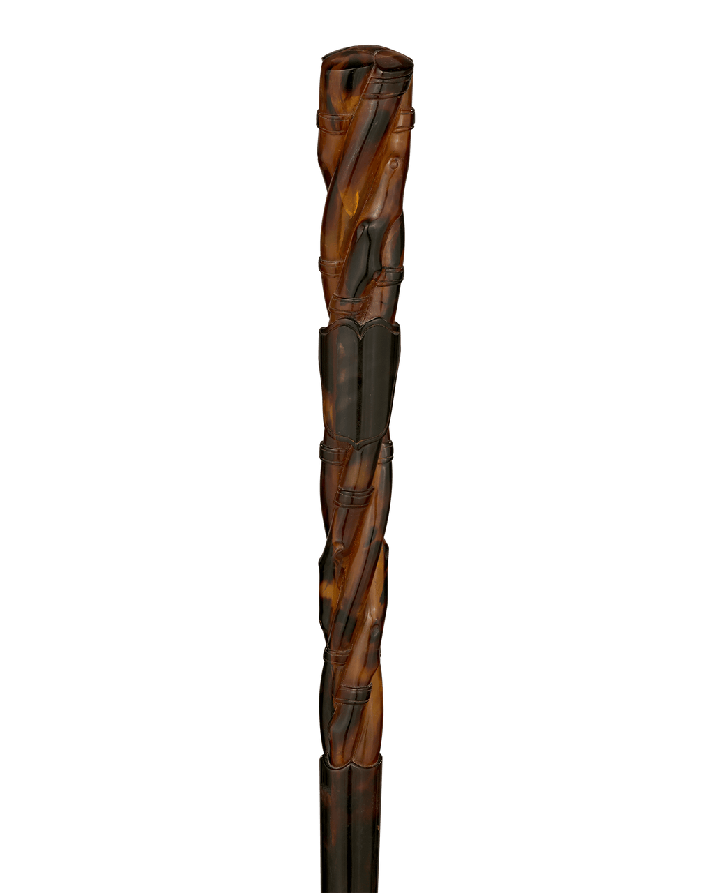 Carved Tortoiseshell Cane