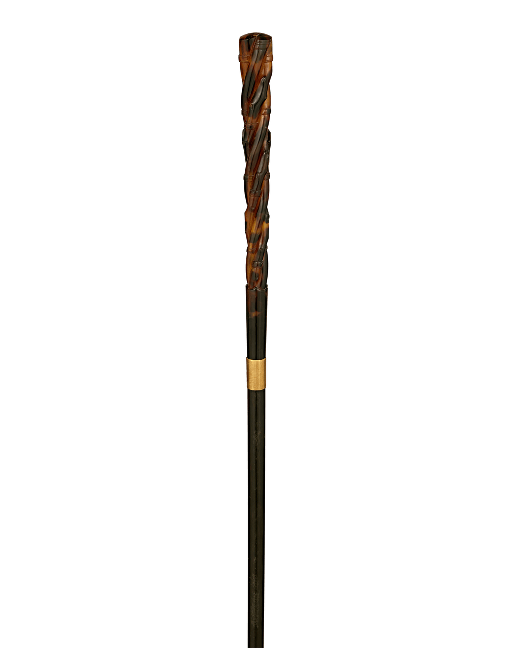Carved Tortoiseshell Cane