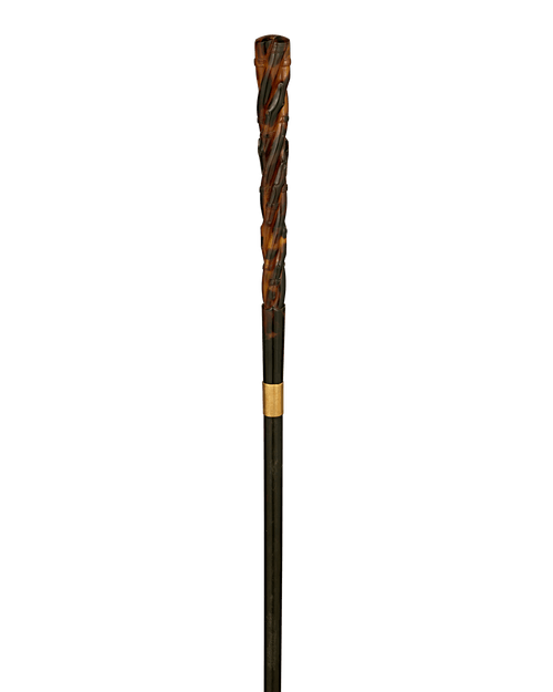 Carved Tortoiseshell Cane