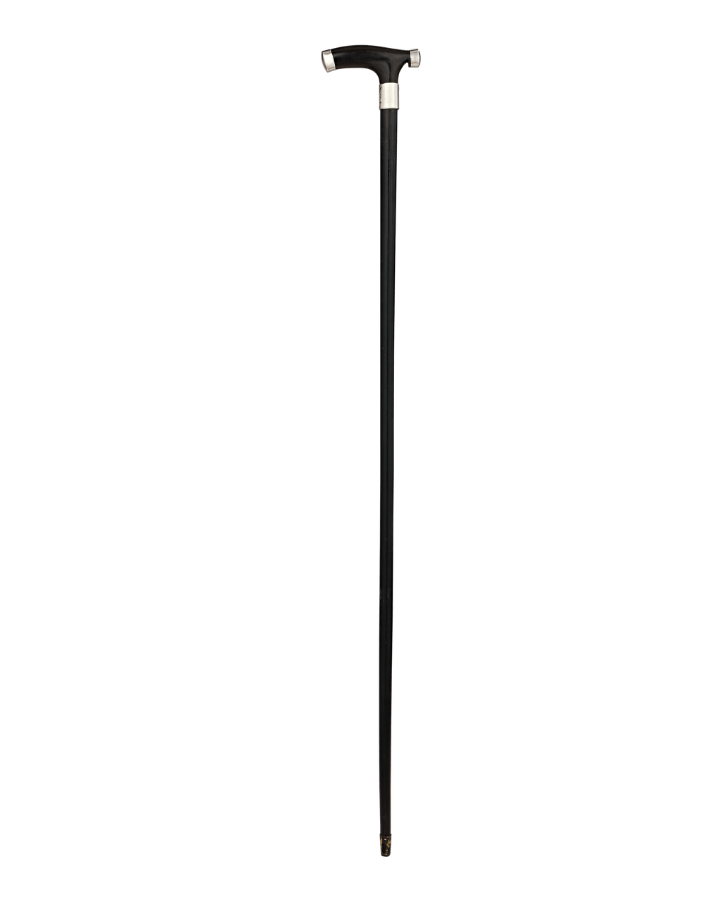Black Horn Corkscrew Cane