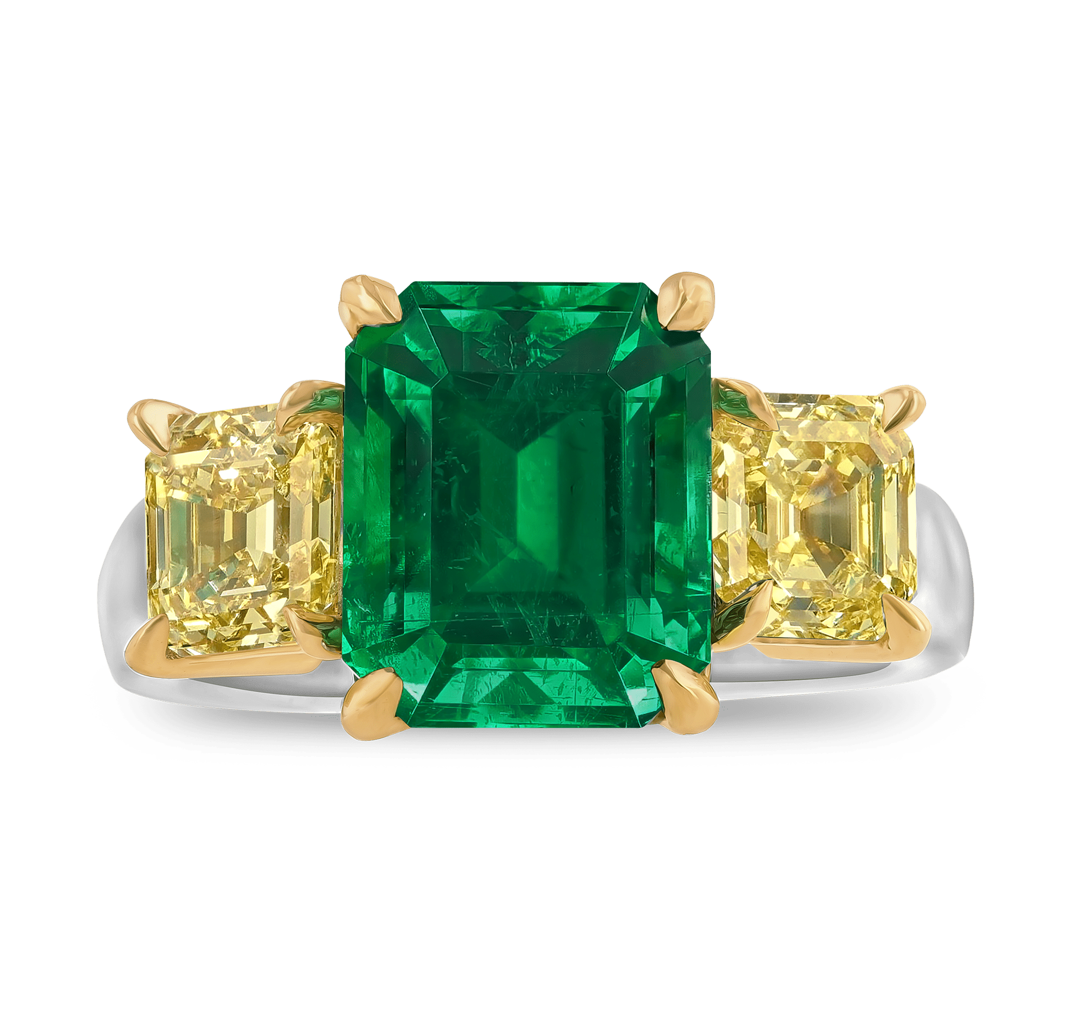 Untreated Emerald Ring, 4.62 carats