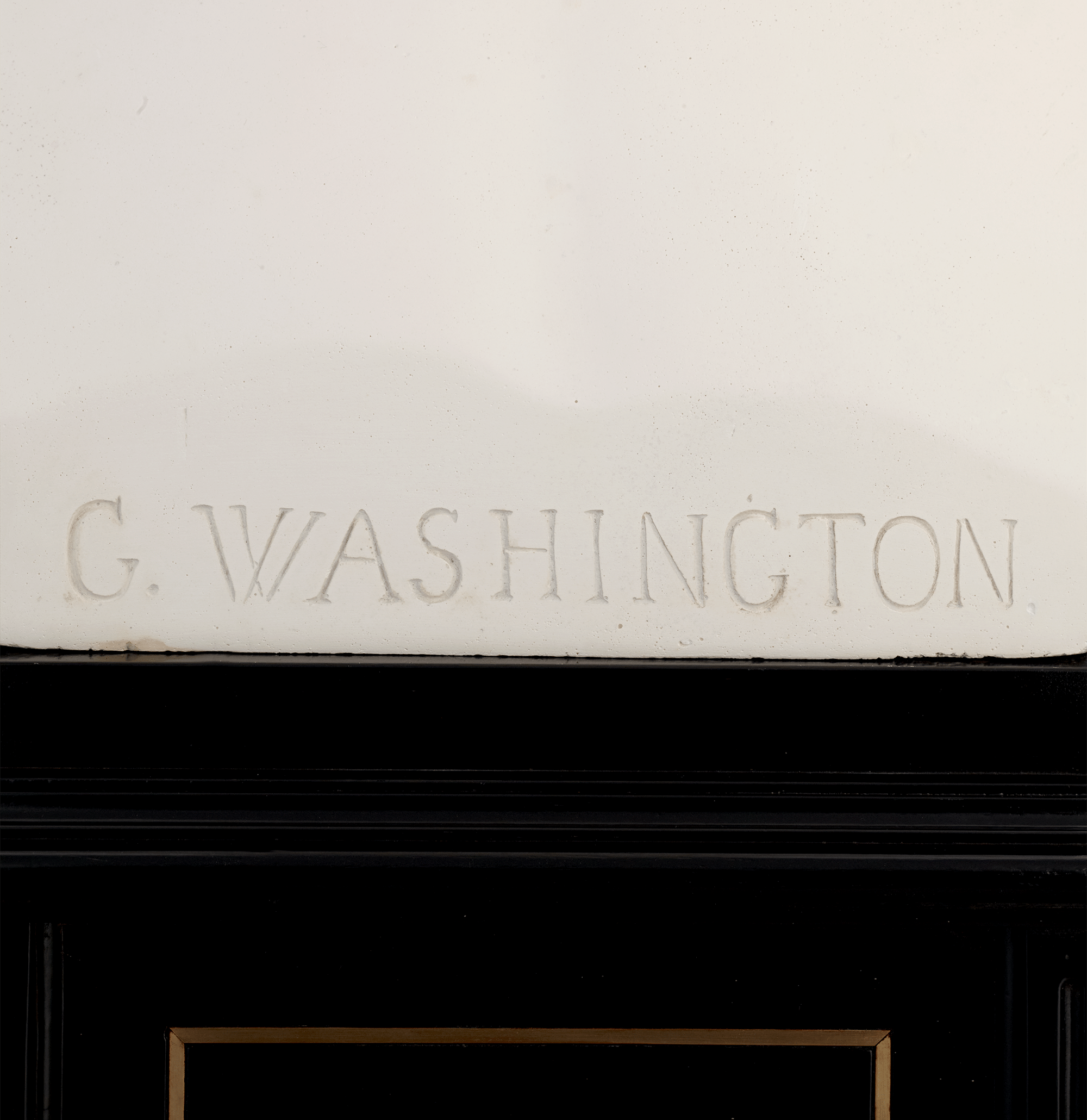 Plaster Bust of George Washington by Jean-Antoine Houdon