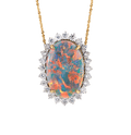 Black Opal Pendant, 51.54 Carats