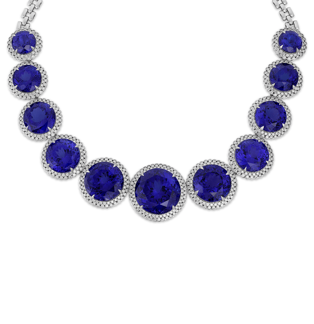 Tanzanite Necklace, 304.66 Carats