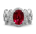 Unheated Thai Ruby Ring, 4.74 Carats
