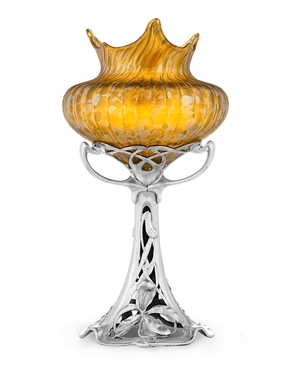 Loetz Phaenomen Genre Vase on a Floral Base