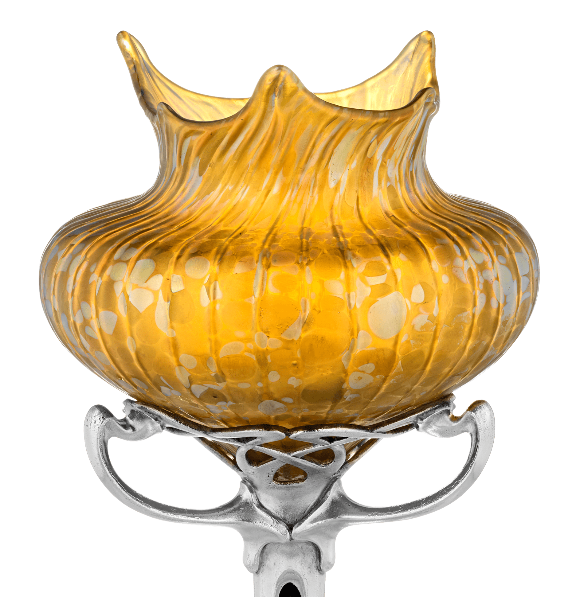 Loetz Phaenomen Genre Vase on a Floral Base