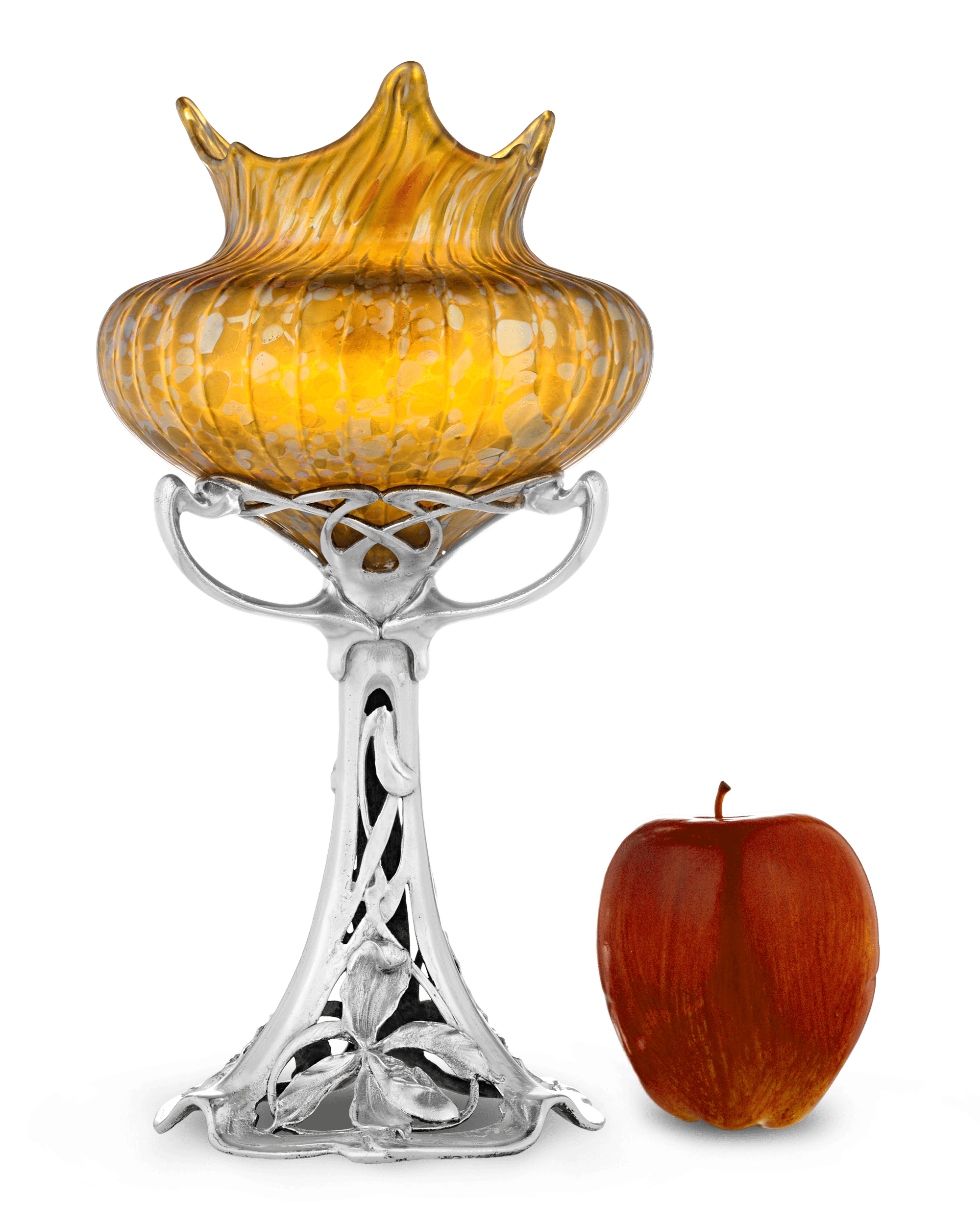 Loetz Phaenomen Genre Vase on a Floral Base