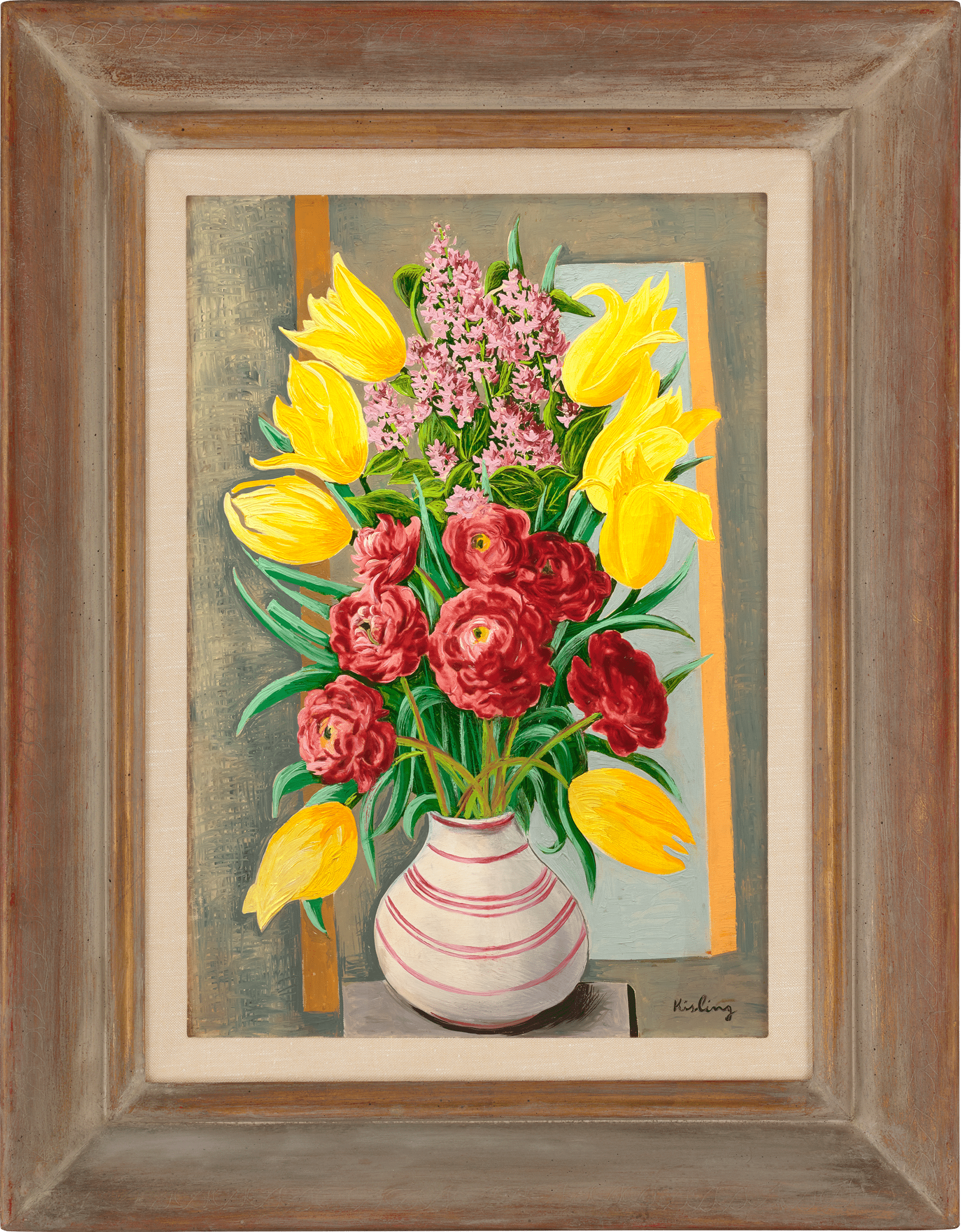 Bouquet de fleurs by Moïse Kisling