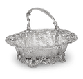 Georgian Silver Basket by Peter Archambo