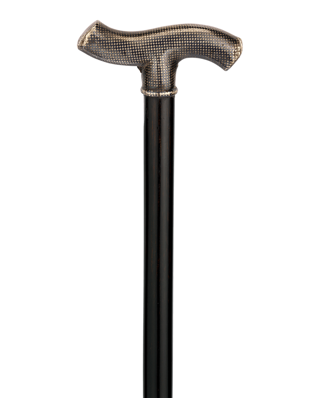 Niello Silver Cane