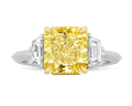 Fancy Yellow Diamond Ring, 3.05 Carats