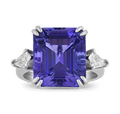 Untreated Tanzanite Ring, 11.40 carats