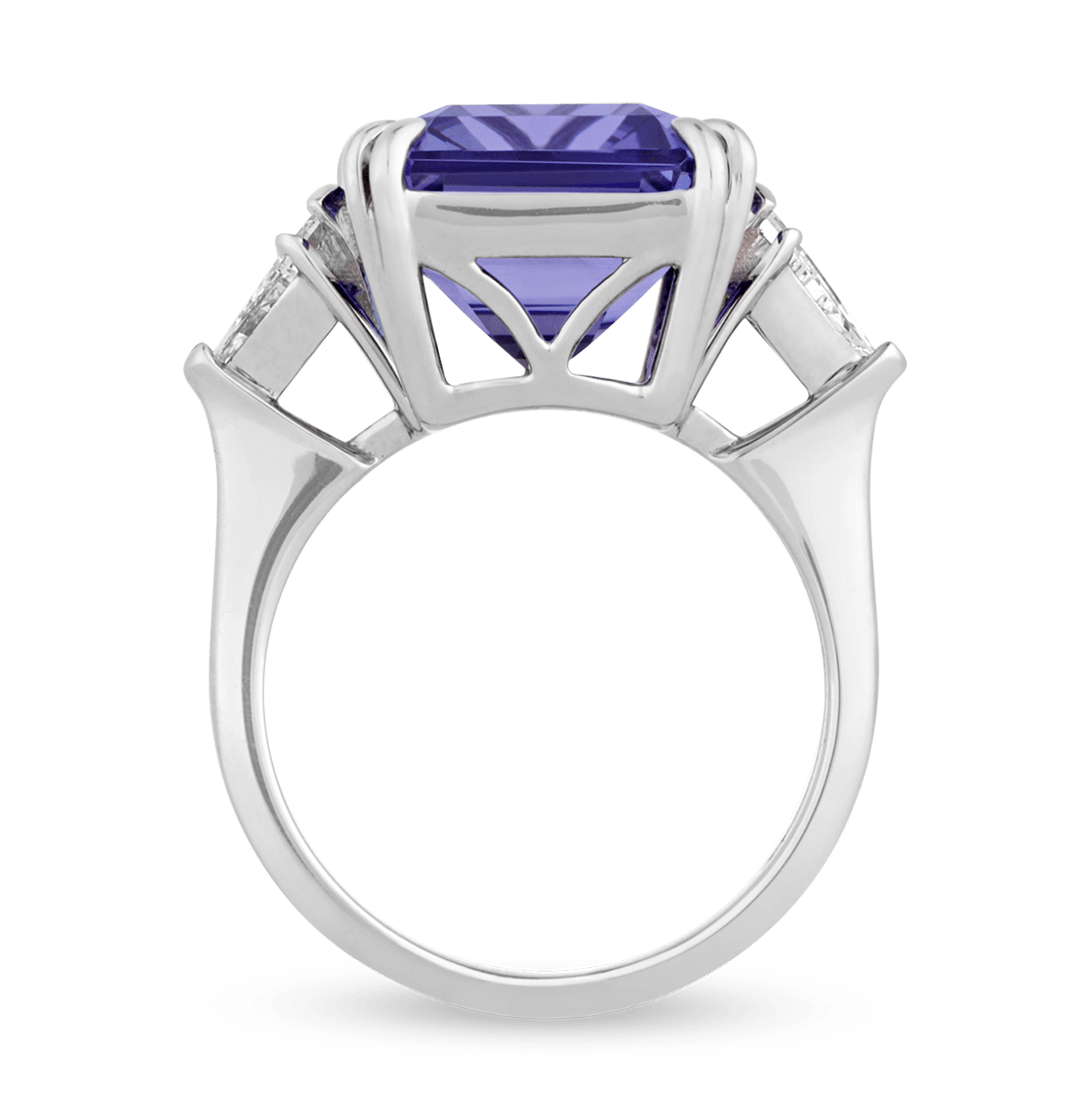 Untreated Tanzanite Ring, 11.40 carats