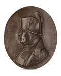 Napoleon Relief Bronze Medallion