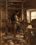 The Potter by Léon Olivié-Bon