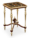 Falcon's Eye and Tiger's Eye Table by Théodore Millet