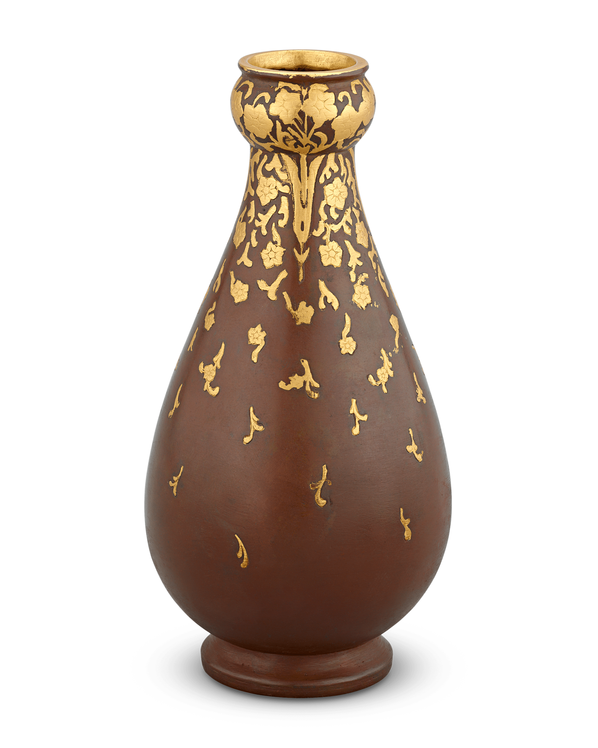 Christofle Gilt Bronze Vase