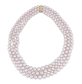 Triple Strand Akoya Pearl Necklace
