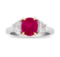 Unheated Burma Ruby Ring, 2.45 carats