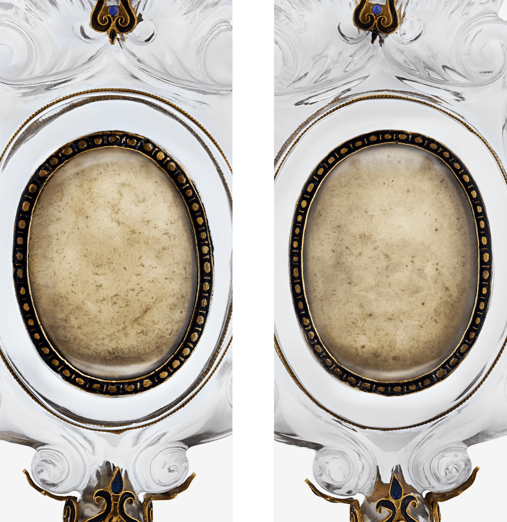 Renaissance Rock Crystal and Gold Agnus Dei