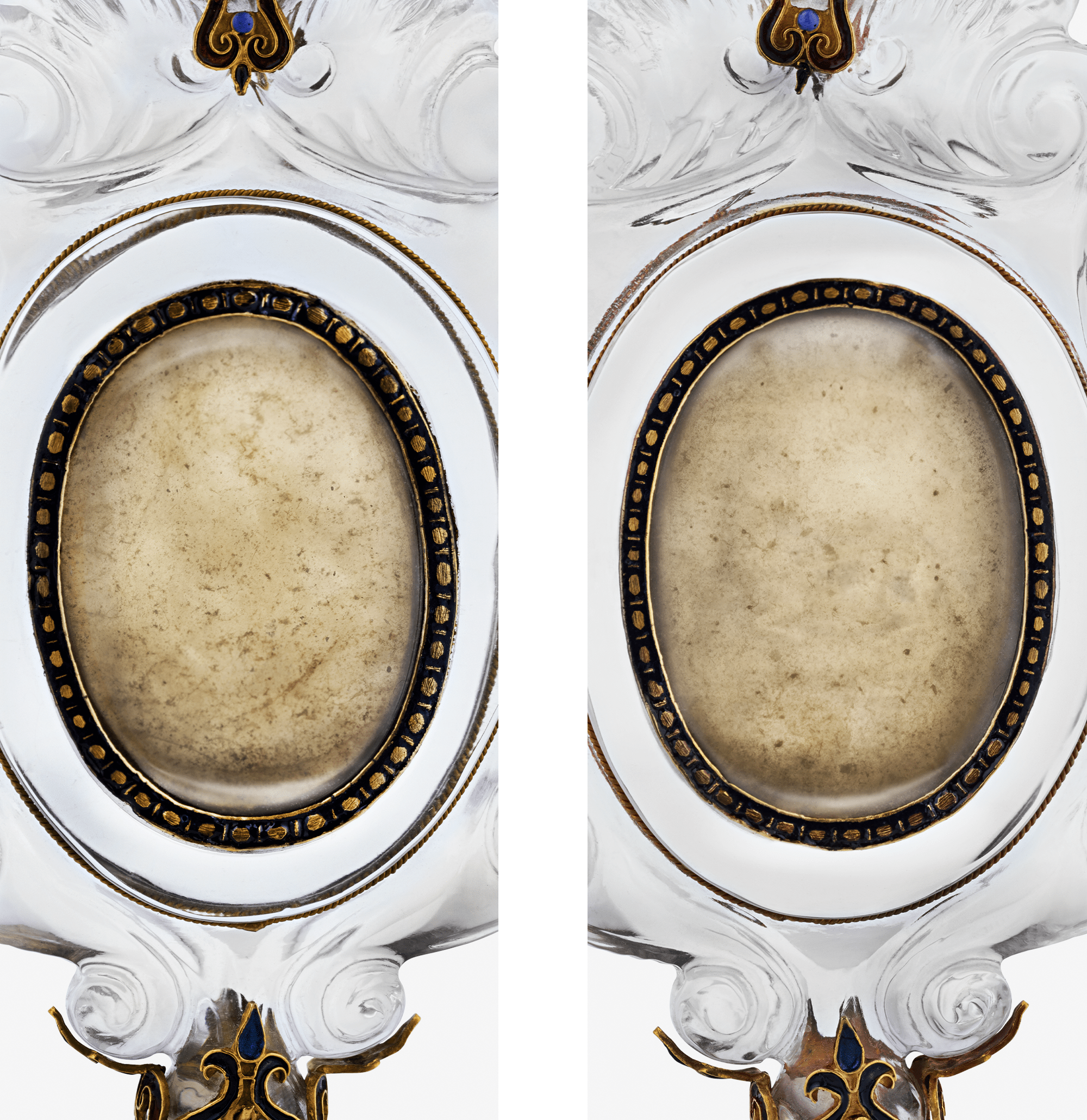 Renaissance Rock Crystal and Gold Agnus Dei