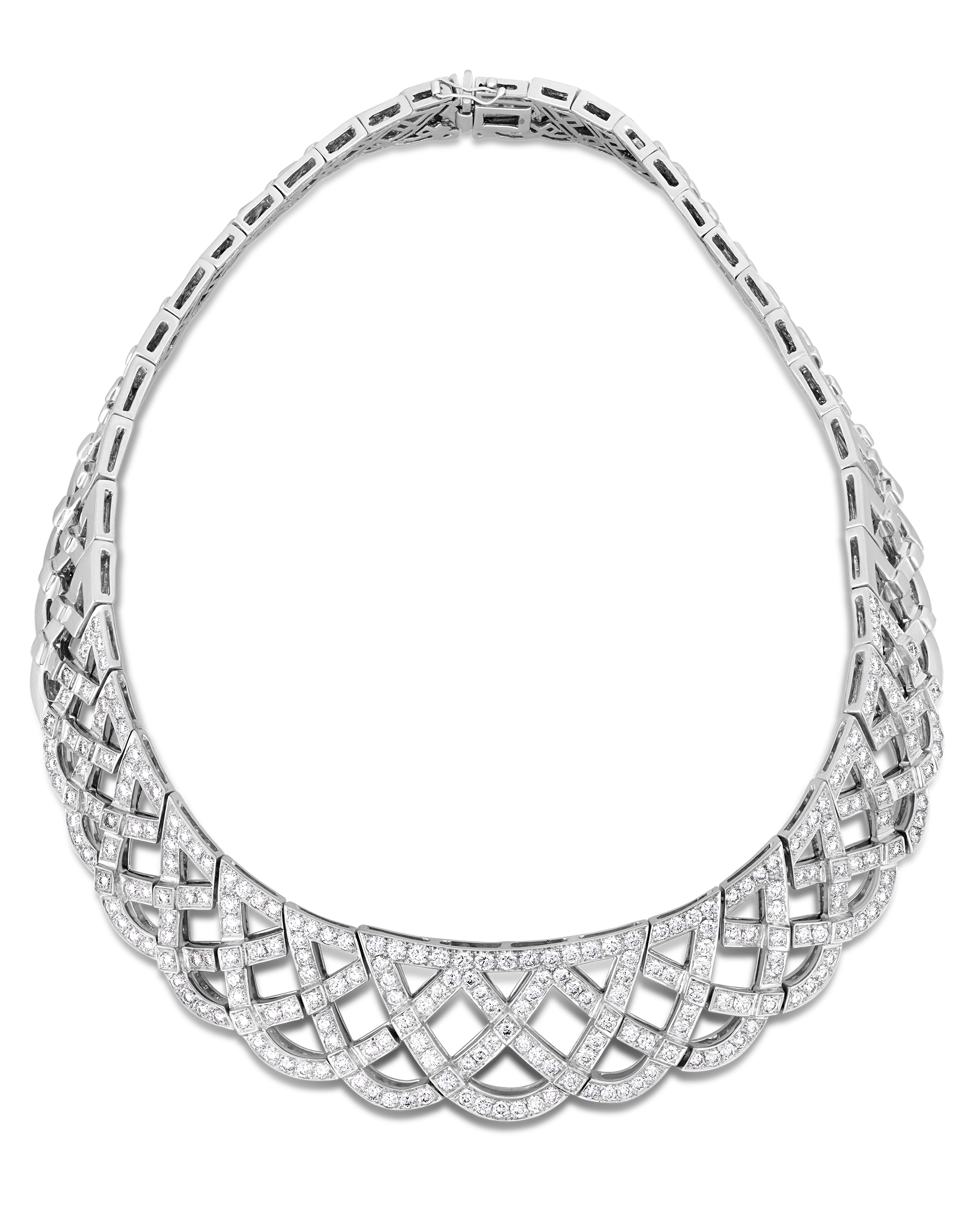 Hans D. Krieger Diamond and Gold Neckace, 16.84 carats