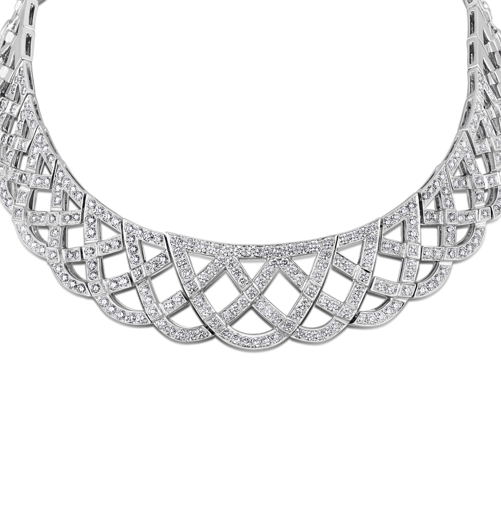 Hans D. Krieger Diamond and Gold Neckace, 16.84 carats