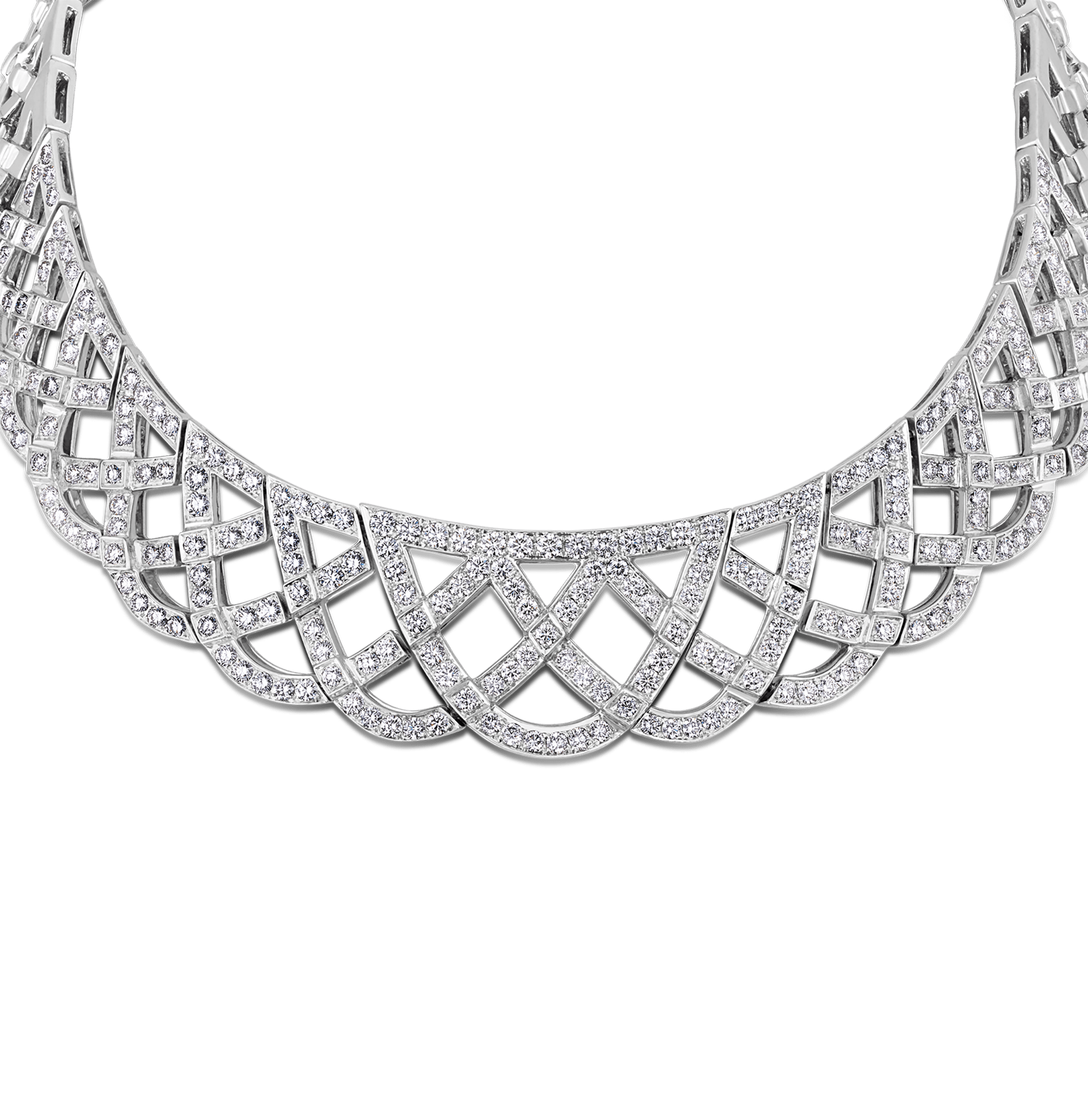 Hans D. Krieger Diamond and Gold Neckace, 16.84 carats