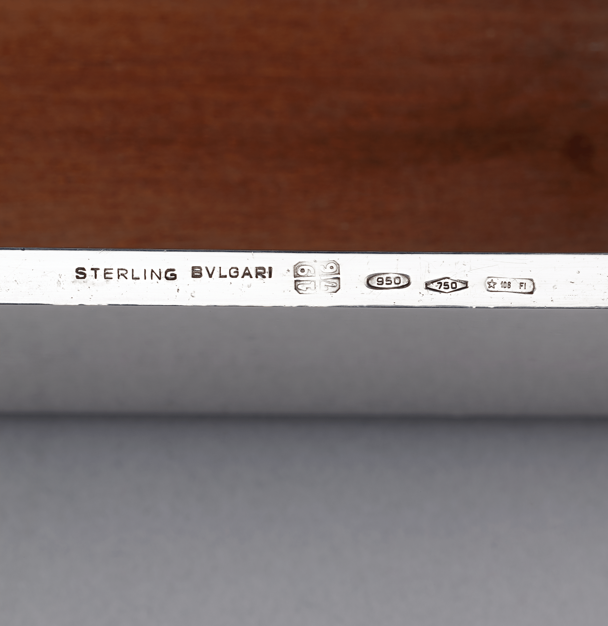 Bulgari Sterling Silver and Gold Partagás Cigar Box