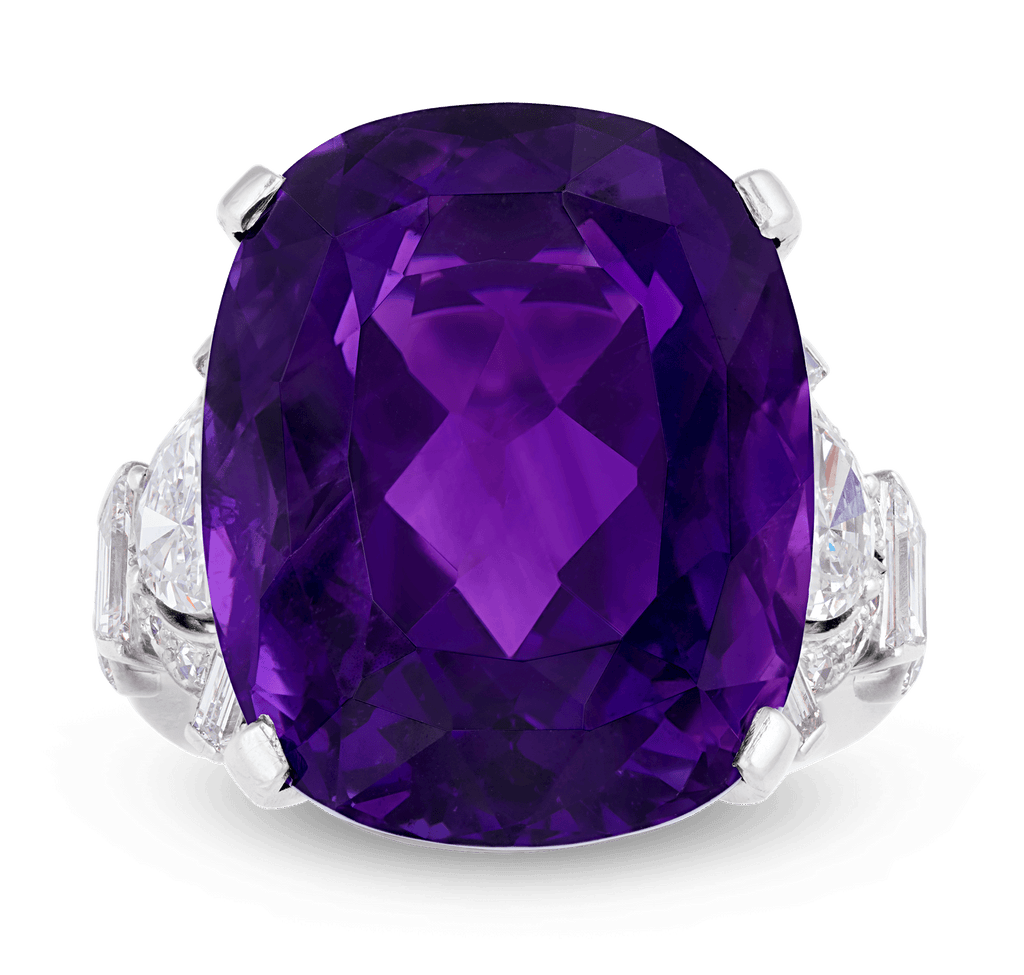Raymond Yard Amethyst Ring, 27.62 Carats