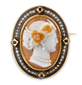 French Cameo Brooch